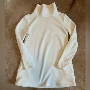 Dudley Stephens Cobble Hill fleece turtleneck ivory M